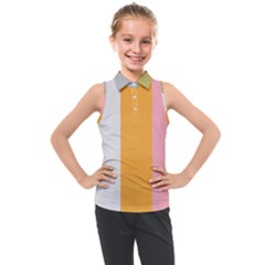 Stripey 23 Kids  Sleeveless Polo Tee