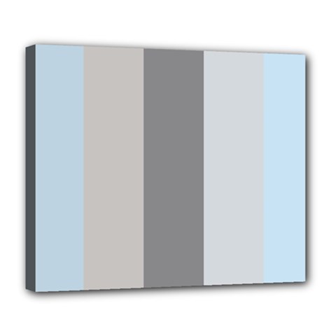 Stripey 24 Deluxe Canvas 24  X 20  (stretched) by anthromahe