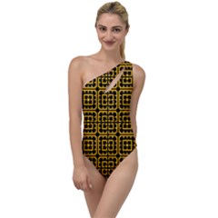 Df Unrest Vibe To One Side Swimsuit by deformigo