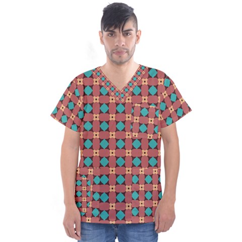 Df Minemood Original Men s V-neck Scrub Top by deformigo