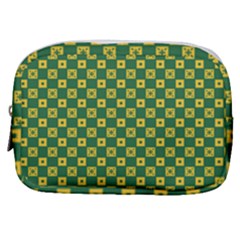 Df Green Domino Make Up Pouch (small) by deformigo