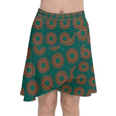 Df Alexis Finley Chiffon Wrap Front Skirt by deformigo