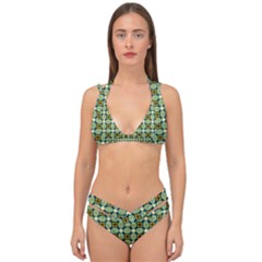 Df Kristian Noble Double Strap Halter Bikini Set by deformigo