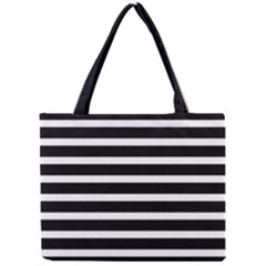 Black & White Stripes Mini Tote Bag by anthromahe