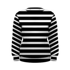 Black & White Stripes Women s Sweatshirt by anthromahe