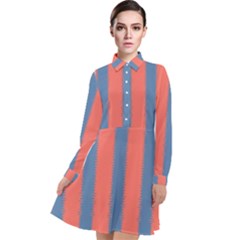 Living Pacific  Long Sleeve Chiffon Shirt Dress by anthromahe