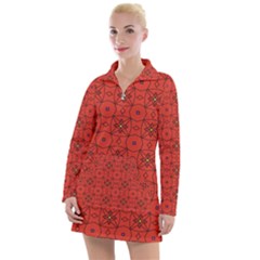 Tiling Zip A Dee Doo Dah+designs+red+color+by+code+listing+1 8 [converted] Women s Long Sleeve Casual Dress by deformigo
