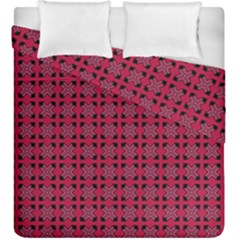 Df Ricky Purplish Duvet Cover Double Side (king Size) by deformigo