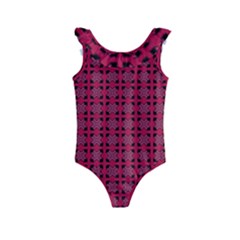 Df Ricky Purplish Kids  Frill Swimsuit by deformigo