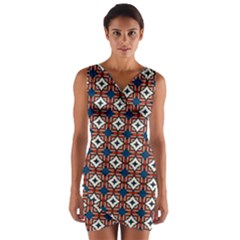 Df West Branch Wrap Front Bodycon Dress by deformigo