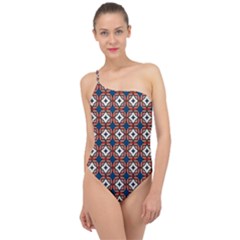 Df West Branch Classic One Shoulder Swimsuit by deformigo