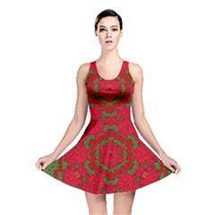 Bloom In Yule  Mandala Season Colors Reversible Skater Dress by pepitasart
