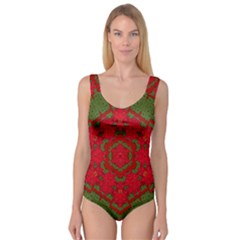 Bloom In Yule  Mandala Season Colors Princess Tank Leotard  by pepitasart