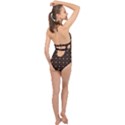 DF Freesia Vicegrand Halter Front Plunge Swimsuit View2