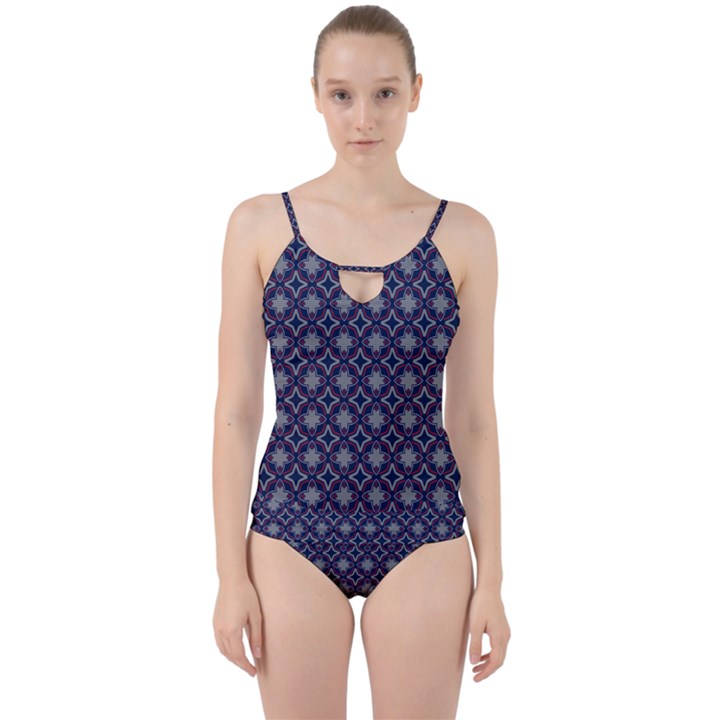 DF Galileo Magic Cut Out Top Tankini Set