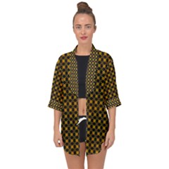 Df Misty Hive Open Front Chiffon Kimono by deformigo