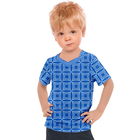 Df Blue Woollister Kids  Sports Tee by deformigo