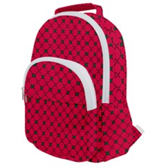 Df Magenta Legend Rounded Multi Pocket Backpack by deformigo