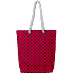 Df Magenta Legend Full Print Rope Handle Tote (small) by deformigo