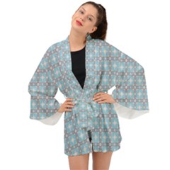 Df Tech Sky Long Sleeve Kimono by deformigo