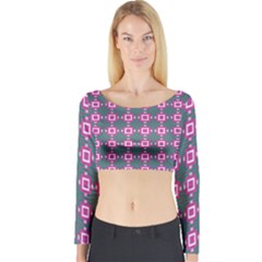 Df Izpilikua Estili Long Sleeve Crop Top by deformigo