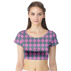 Df Izpilikua Estili Short Sleeve Crop Top by deformigo