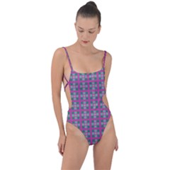 Df Dario Lorani Tie Strap One Piece Swimsuit by deformigo