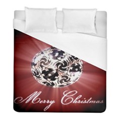 Merry Christmas Ornamental Duvet Cover (full/ Double Size) by christmastore