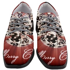 Merry Christmas Ornamental Women Heeled Oxford Shoes by christmastore