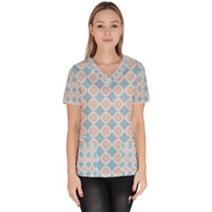 Df Perpetuum Women s V-neck Scrub Top by deformigo