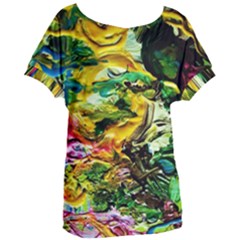 Alice Walk 1 1 Women s Oversized Tee by bestdesignintheworld