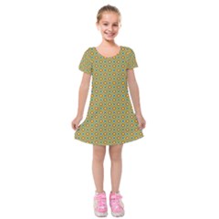 Df Danny s Dance Kids  Short Sleeve Velvet Dress by deformigo