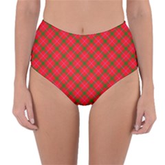 Holiday Reversible High-waist Bikini Bottoms by dressshop