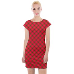 Holiday Cap Sleeve Bodycon Dress by dressshop