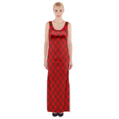 Holiday Thigh Split Maxi Dress by dressshop