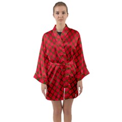 Holiday Long Sleeve Satin Kimono by dressshop