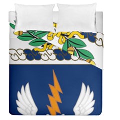 Coat Of Arms Of United States Army 149th Aviation Regiment Duvet Cover Double Side (queen Size) by abbeyz71