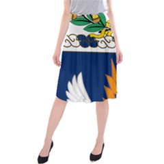 Coat Of Arms Of United States Army 149th Aviation Regiment Midi Beach Skirt