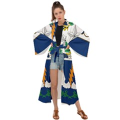 Coat Of Arms Of United States Army 149th Aviation Regiment Maxi Kimono by abbeyz71