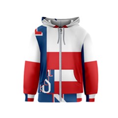 Flag Of Sokol Kids  Zipper Hoodie by abbeyz71