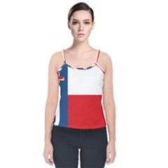 Flag Of Sokol Velvet Spaghetti Strap Top by abbeyz71