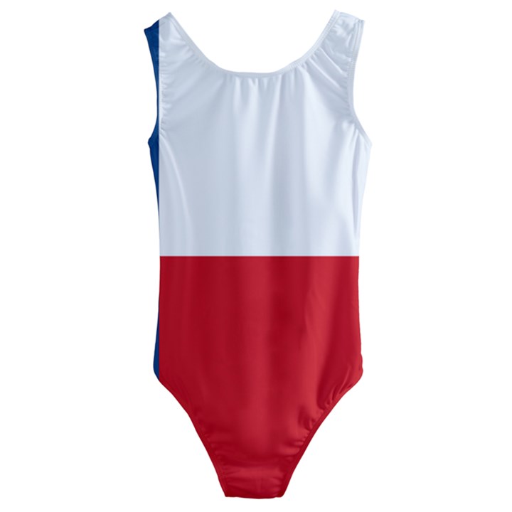 Flag of Sokol Kids  Cut-Out Back One Piece Swimsuit