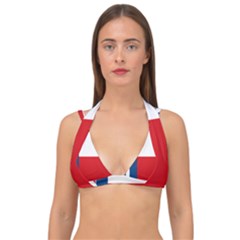 Flag Of Sokol Double Strap Halter Bikini Top by abbeyz71