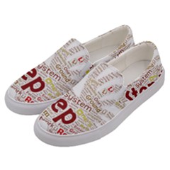 Fighting Golden Rooster  Men s Canvas Slip Ons by Pantherworld143