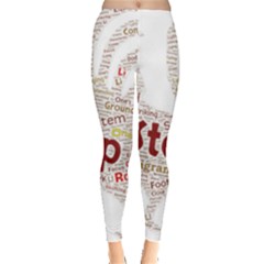 Fighting Golden Rooster Leggings  by Pantherworld143