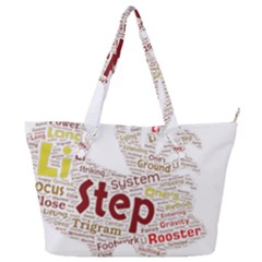 Fighting Golden Rooster  Full Print Shoulder Bag