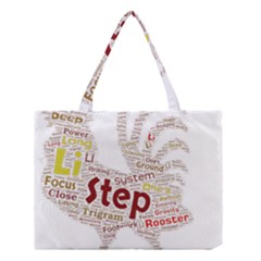 Fighting Golden Rooster Medium Tote Bag