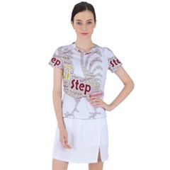 Fighting Golden Rooster Women s Sports Top