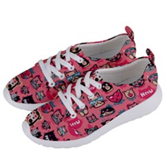 Cat-kitty Women s Lightweight Sports Shoes Pink by trulycreative