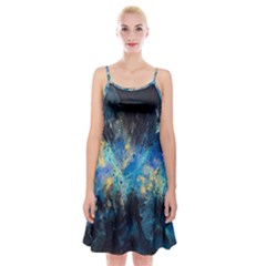 Luminescence Spaghetti Strap Velvet Dress